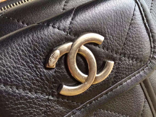 Chanel Travel Holdalls Black Calfskin for Sale