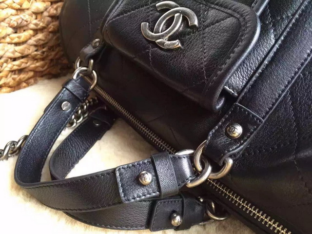 Chanel Travel Holdalls Black Calfskin for Sale