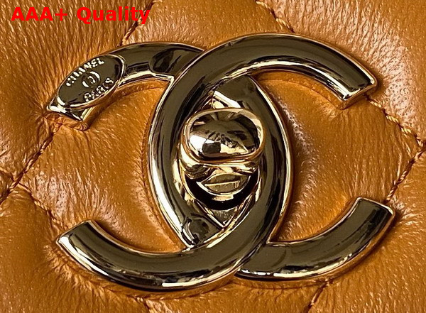 Chanel Trendy CC Bag in Brown Lambskin Replica