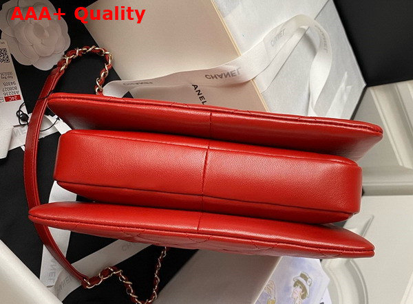 Chanel Trendy CC Bag in Red Lambskin Replica