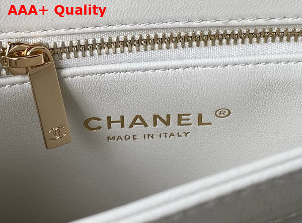 Chanel Trendy CC Bag in White Lambskin Replica