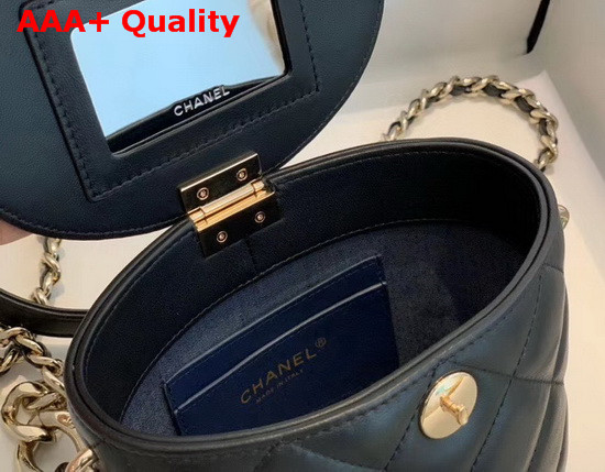 Chanel Vanity Case Lambskin Resin and Gold Tone Metal Black AS1355 Replica