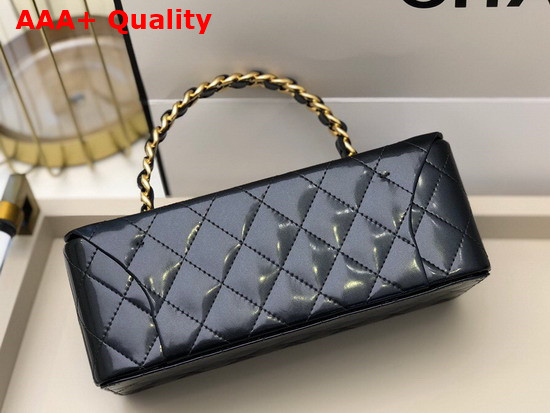 Chanel Vanity Case in Black Patent Leather Replica