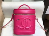 Chanel Vanity Case in Rose Lambskin AS0323