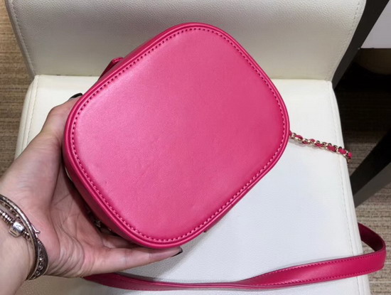 Chanel Vanity Case in Rose Lambskin AS0323