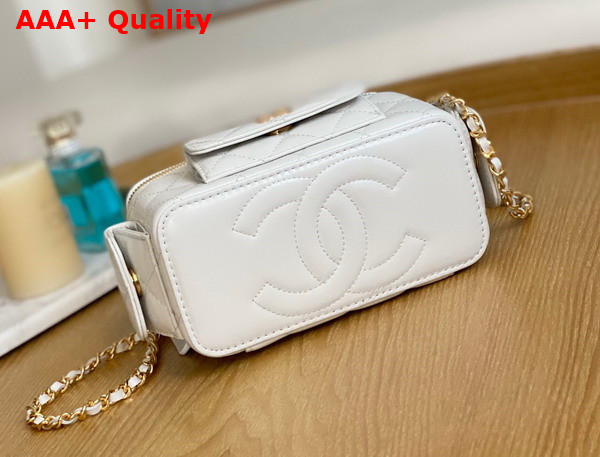 Chanel Vanity with Chain White Lambskin Ref AP3017 Replica