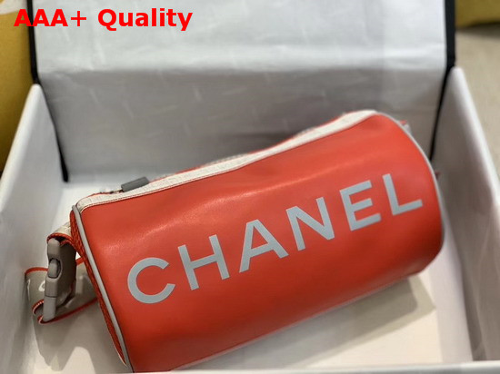 Chanel Vintage Roller Shoulder Bag in Oragne Replica