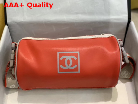 Chanel Vintage Roller Shoulder Bag in Oragne Replica