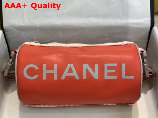 Chanel Vintage Roller Shoulder Bag in Oragne Replica