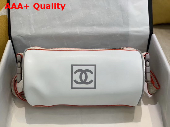 Chanel Vintage Roller Shoulder Bag in White Replica