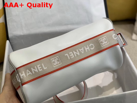 Chanel Vintage Roller Shoulder Bag in White Replica