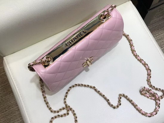 Chanel WOC Pink Quilted Lambskin