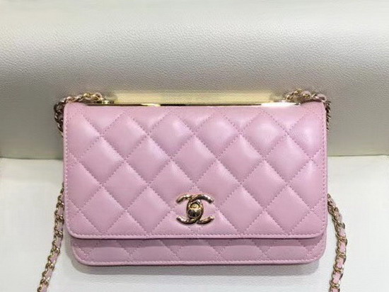 Chanel WOC Pink Quilted Lambskin