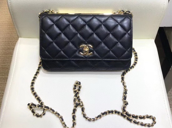 Chanel WOC Quilted Lambskin Black