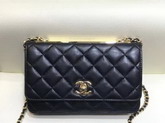 Chanel WOC Quilted Lambskin Black