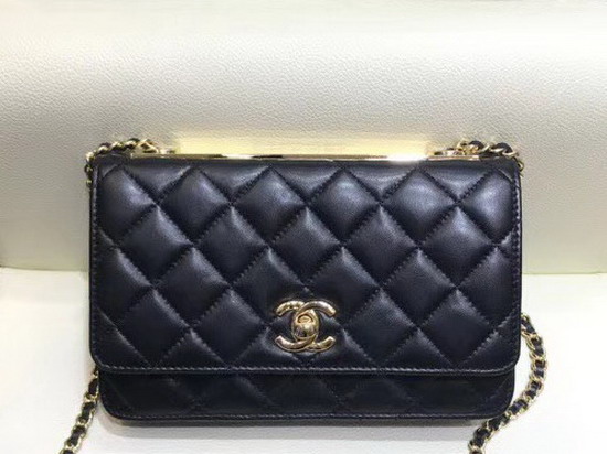 Chanel WOC Quilted Lambskin Black