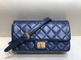 Chanel Waist Bag Navy Blue Aged Calfskin and Gold Tone Metal A57791