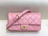 Chanel Waist Bag Pink Aged Calfskin and Gold Tone Metal A57791