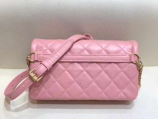 Chanel Waist Bag Pink Aged Calfskin and Gold Tone Metal A57791