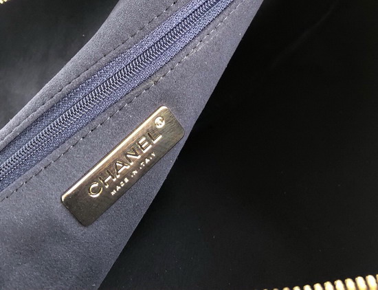 Chanel Waist Bag in Black Calfskin