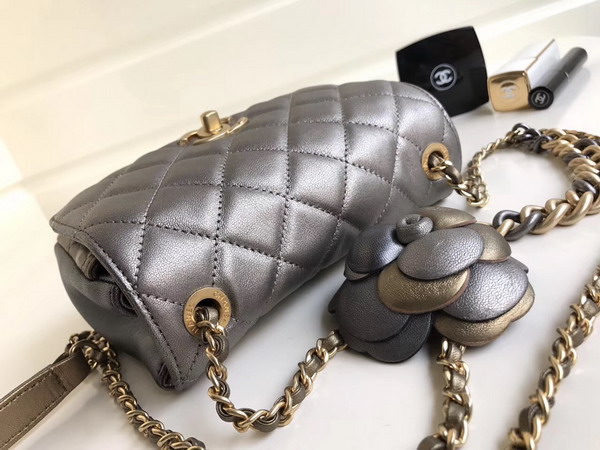 Chanel Waist Bag in Champagne Lambskin For Sale