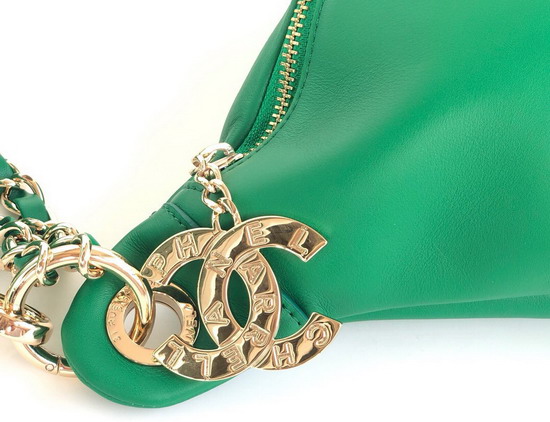 Chanel Waist Bag in Green Calfskin