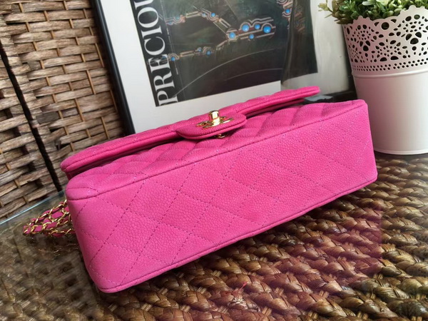 Classic Flap Bag Pink Suede Leather Gold Hardware for Sale