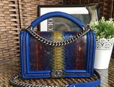 Le Boy with Handle Python Multicolor for Sale