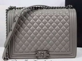 Maxi Le Boy Grey Caviar Silver Hardwares for Sale