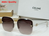 Celine Triomphe Square Sunglasses in Black Replica