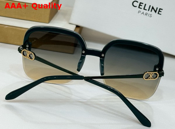 Celine Triomphe Square Sunglasses in Black Replica