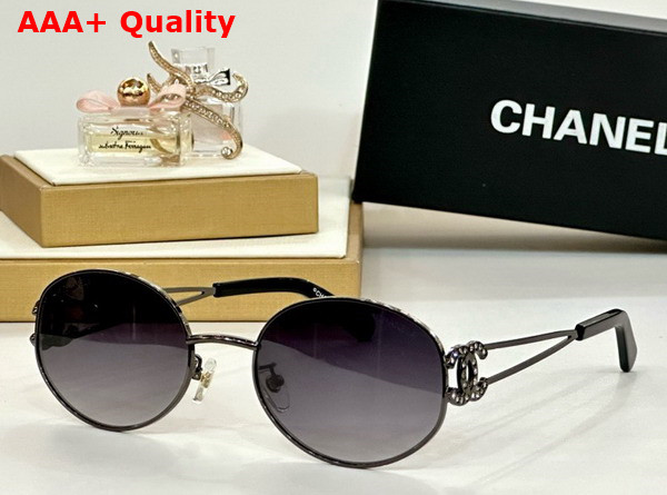 Chanel Pantos Sunglasses in Coffee 25027 Replica