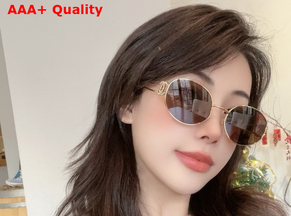 Chanel Pantos Sunglasses in Coffee 25027 Replica