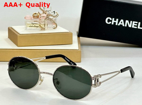 Chanel Pantos Sunglasses in Coffee 25027 Replica