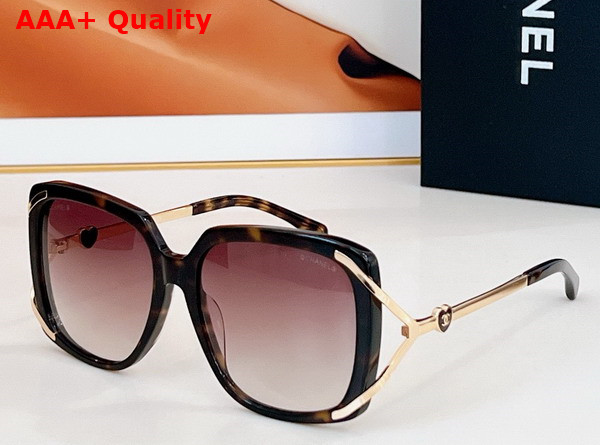 Chanel Square Sunglasses in Tan 25022 Replica