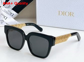 DioResille S1I Black Square Sunglasses Replica