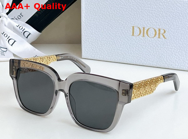 DioResille S1I Black Square Sunglasses Replica