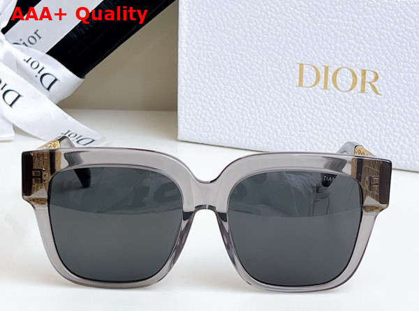 DioResille S1I Black Square Sunglasses Replica