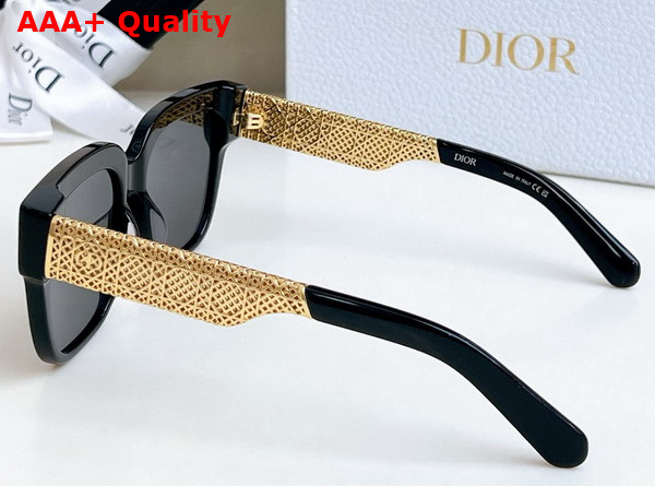 DioResille S1I Black Square Sunglasses Replica