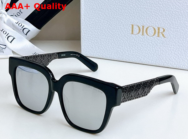 DioResille S1I Black Square Sunglasses Replica