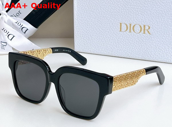 DioResille S1I Black Square Sunglasses Replica