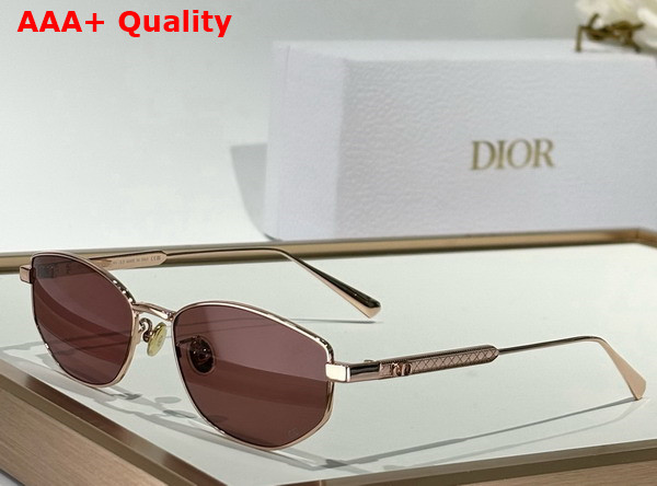 DiorCannage B1U Burgundy Oval Sunglasses Replica