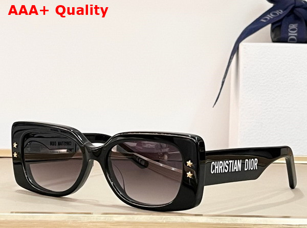 DiorPacific S1U Black Square Sunglasses Replica