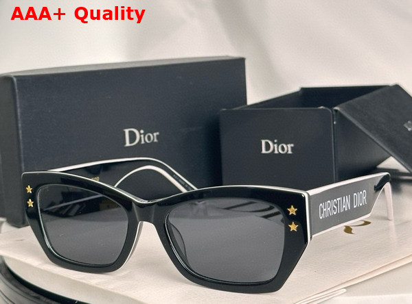 DiorPacific S2U Navy Blue Rectangular Sunglasses Replica