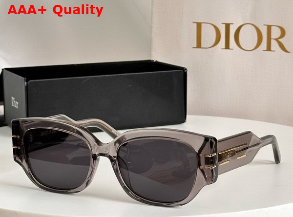 DiorSignature S13F Black Rectangular Sunglasses Replica