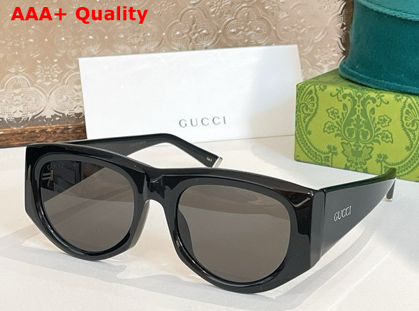 Gucci Rectangular Frame Sunglasses in Black 819799 Replica