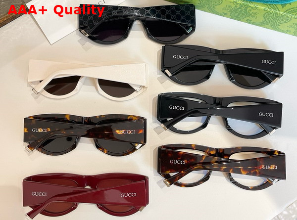 Gucci Rectangular Frame Sunglasses in Black 819799 Replica