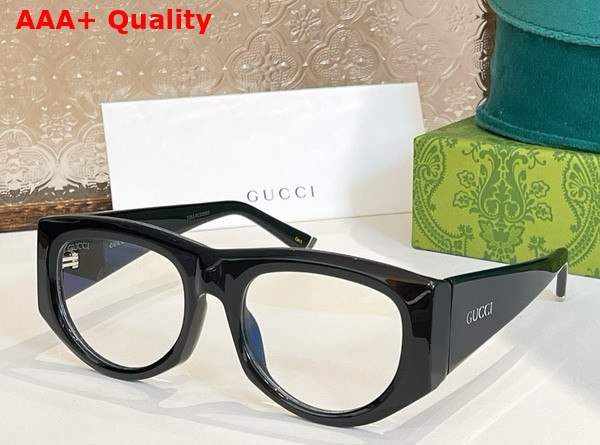 Gucci Rectangular Frame Sunglasses in Black 819799 Replica