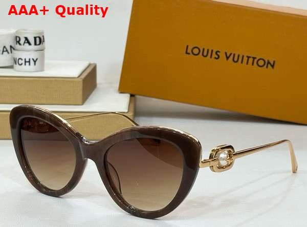 Louis Vuitton Cat Eye Sunglasses in Black 250215 Replica