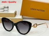 Louis Vuitton Cat Eye Sunglasses in Black 250215 Replica